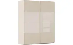 Goossens kledingkast finca combi glans mat glas bruin hoogwaardig meubelplaat - 8244447-{merk}-finca-combi-sts-bruin-schuifdeuren-02